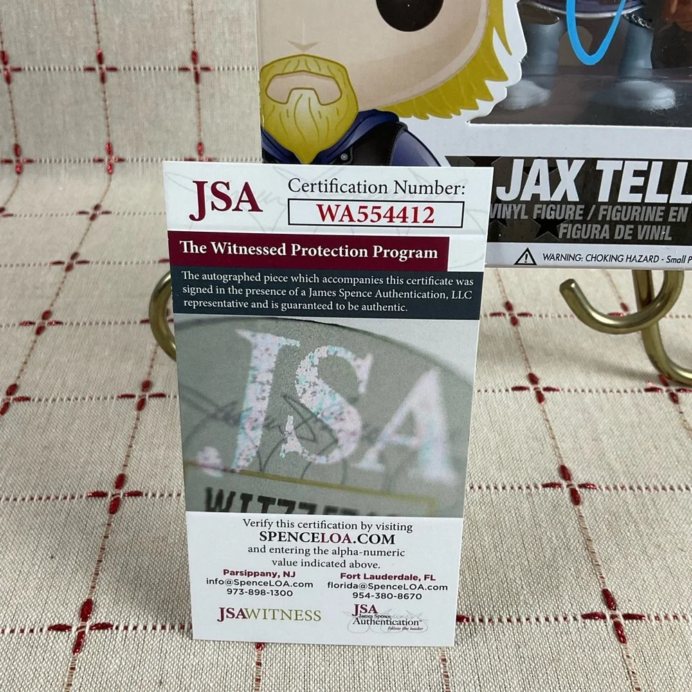 JSA Witnessed Charlie Hunnam Signed Funko Pop! Jax Teller #88 Sons Of Anarchy - Picture 2 of 12